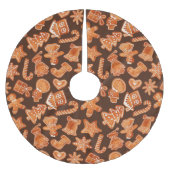 Jupon De Sapin En Polyester Brossé Pain d'épices (Devant)