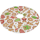 Jupon De Sapin En Polyester Brossé Pain d'épices (Angle)