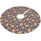 Jupon De Sapin En Polyester Brossé Pain d'épices (Angle)