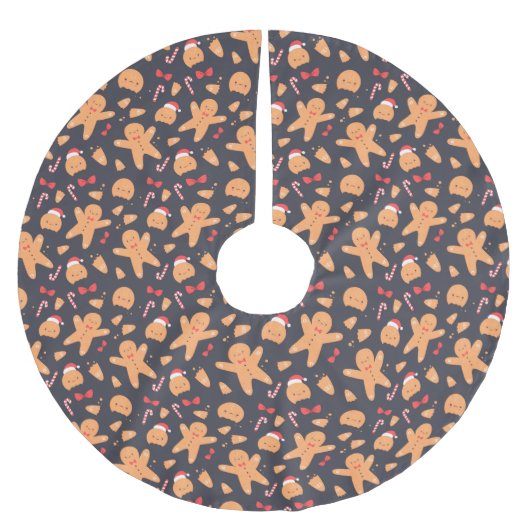 Jupon De Sapin En Polyester Brossé Pain d'épices (Devant)