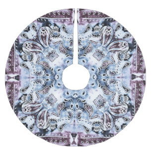 Jupon De Sapin En Polyester Brossé Paisley motif : aquarelle, desi de châle dessiné à