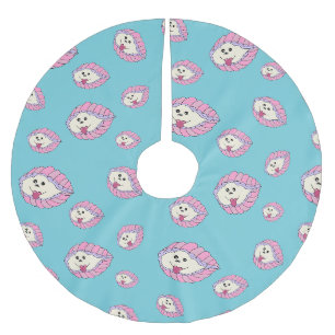 Jupon De Sapin En Polyester Brossé Palourde - Je te donne mon cœur