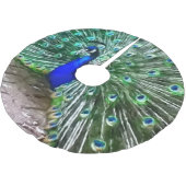Jupon De Sapin En Polyester Brossé paon peint (Angle)