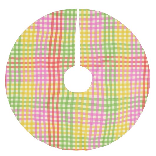 Jupon De Sapin En Polyester Brossé Papier d'enveloppement JUICY STRIPE (Devant)