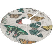 Jupon De Sapin En Polyester Brossé Papillons Collection Antique Papillons (Angle)