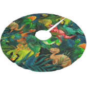 Jupon De Sapin En Polyester Brossé Parc Dinosaur (Angle)