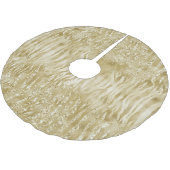 Jupon De Sapin En Polyester Brossé Parties scintillant d'or Confetti Glitzy Zebra Pri (Angle)