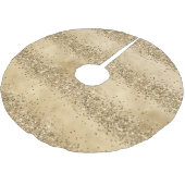 Jupon De Sapin En Polyester Brossé Parties scintillant d'or Confetti Sparkle (Angle)