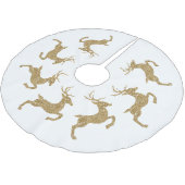 Jupon De Sapin En Polyester Brossé Parties scintillant Faux Jaune Texture Saut Forme  (Angle)