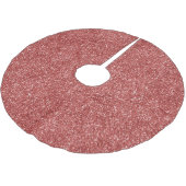 Jupon De Sapin En Polyester Brossé Parties scintillant Red Glitz (Angle)