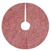 Jupon De Sapin En Polyester Brossé Parties scintillant Red Glitz (Devant)