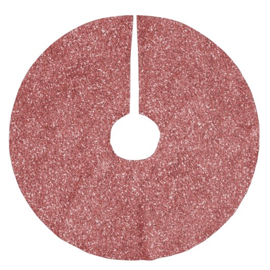 Jupon De Sapin En Polyester Brossé Parties scintillant Red Glitz (Devant)