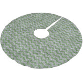 Jupon De Sapin En Polyester Brossé Parties scintillant verte en argent étincelante Ch (Angle)