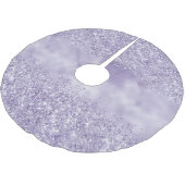 Jupon De Sapin En Polyester Brossé Parties scintillant violette brillante (Angle)