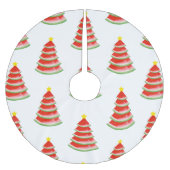 Jupon De Sapin En Polyester Brossé Pastèque (Devant)
