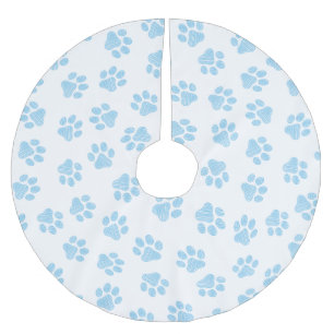 Jupon De Sapin En Polyester Brossé Patrouilles de Doodle, Paws de Chien, Paws Bébés B