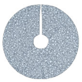 Jupon De Sapin En Polyester Brossé Patter Glitter (Devant)