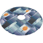 Jupon De Sapin En Polyester Brossé Paul Klee Abstrait Tree Blue Peinture (Angle)