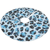 Jupon De Sapin En Polyester Brossé Peau de Cheetah léopard : Aquarelle teinture Vinta (Angle)