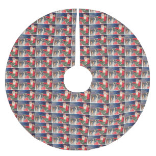 Jupon De Sapin En Polyester Brossé Père Noël sur le cru de Thunder_Cove de traînea