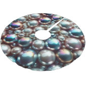 Jupon De Sapin En Polyester Brossé Perles (Angle)