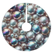 Jupon De Sapin En Polyester Brossé Perles (Devant)