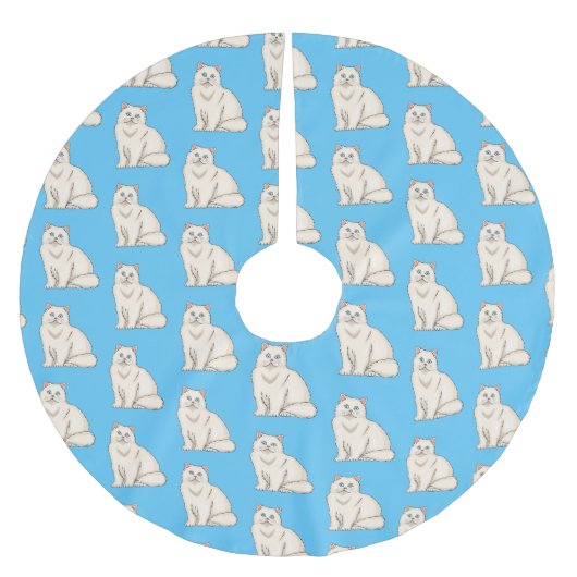 Jupon De Sapin En Polyester Brossé Persian cat (Devant)