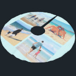 Jupon De Sapin En Polyester Brossé Personnalisez votre photo préférée Collage arbre j<br><div class="desc">Jupe d'arbre de Noël avec collage photo personnalisé - Unique votre propre design - Famille personnalisée / Amis ou Jupe d'arbre personnel / Cadeau - Ajouter vos photos / ou texte - Redimensionner et déplacer des éléments avec outil de personnalisation! Choisissez la police / taille / couleur ! Bonne chance...</div>