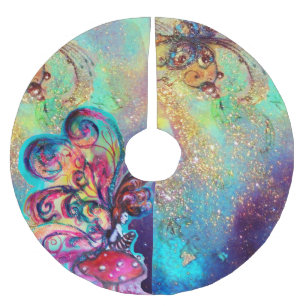 JUPON DE SAPIN EN POLYESTER BROSSÉ PETITE ELLE DE CHAMPIGNONS