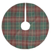 Jupon De Sapin En Polyester Brossé Plaid Automnal Rustique (Devant)