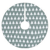 Jupon De Sapin En Polyester Brossé Plaques de Tree | minimum Sage Green (Devant)