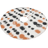 Jupon De Sapin En Polyester Brossé Pois Abstraits : Géométrie aquarelle. (Angle)