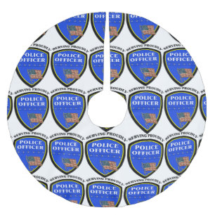 Jupon De Sapin En Polyester Brossé Police