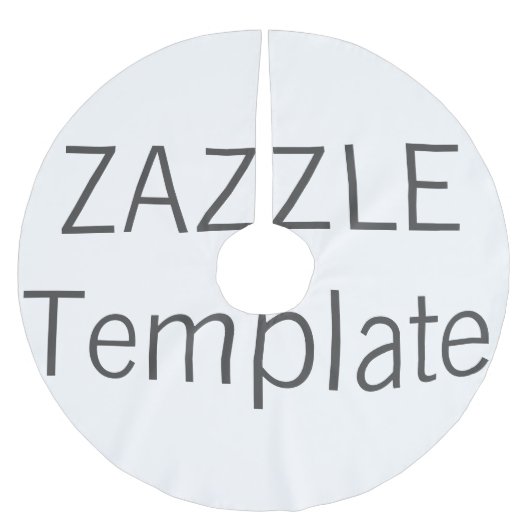 Jupon De Sapin En Polyester Brossé POLYESTER BALAYÉ par jupe faite sur commande (Devant)