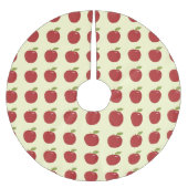 Jupon De Sapin En Polyester Brossé pomme rouge (Devant)