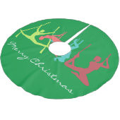 Jupon De Sapin En Polyester Brossé Poses de fitness aérien Thunder_Cove (Angle)