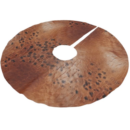 Jupon De Sapin En Polyester Brossé Poster de animal Brown (Angle)