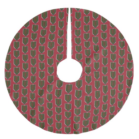 Jupon De Sapin En Polyester Brossé Première division d'infanterie  (Devant)