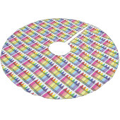 Jupon De Sapin En Polyester Brossé Rainbow Crayons École Professeur Art Fournitures F (Angle)