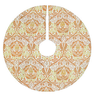 Jupon De Sapin En Polyester Brossé Rameau d'or floral artistique de William Morris