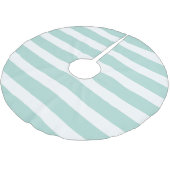 Jupon De Sapin En Polyester Brossé Rayures Prépa Menta (Angle)