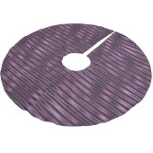 Jupon De Sapin En Polyester Brossé Rayures violettes Glam (Angle)