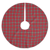 Jupon De Sapin En Polyester Brossé Red Plaid, Royal Stewart Tartan (Devant)