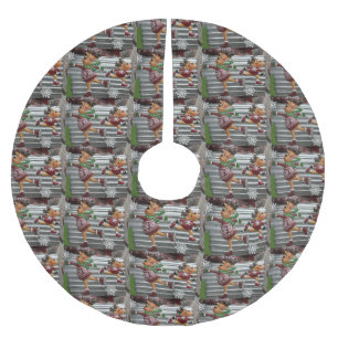 JUPON DE SAPIN EN POLYESTER BROSSÉ **RÉINDEUR À DANSER CUT**