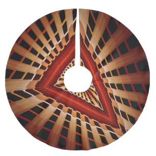 Jupon De Sapin En Polyester Brossé Réseau d'Imaginaires 3D Conception graphique fract