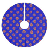 Jupon De Sapin En Polyester Brossé Rétro 1974-1986 (Devant)