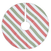 Jupon De Sapin En Polyester Brossé Retro Super Holly Jolly Vibes (Devant)