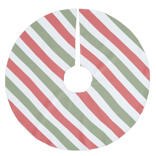 Jupon De Sapin En Polyester Brossé Retro Super Holly Jolly Vibes (Devant)