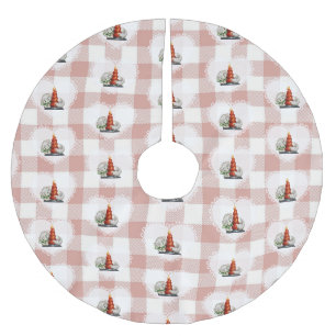 Jupon De Sapin En Polyester Brossé Retro Vintage Coquette Bébé Animaux Chat En vichy