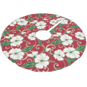 JUPON DE SAPIN EN POLYESTER BROSSÉ RÊVE POLYNÉSIEN (NOËL) (Angle)